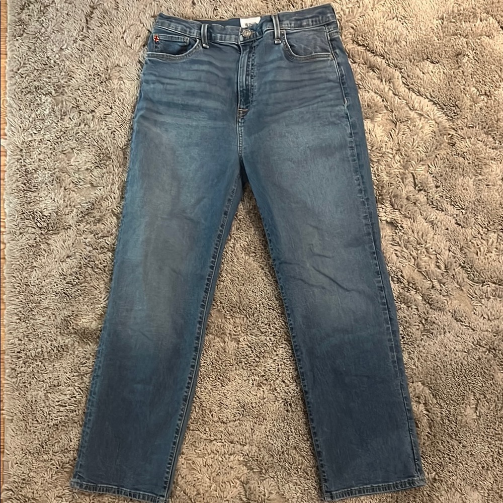 Gently Used Hudson Jeans Blue Straight Fit Denim